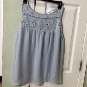 FORBIDDEN Los Angeles embroidered tank top Sz‎  L